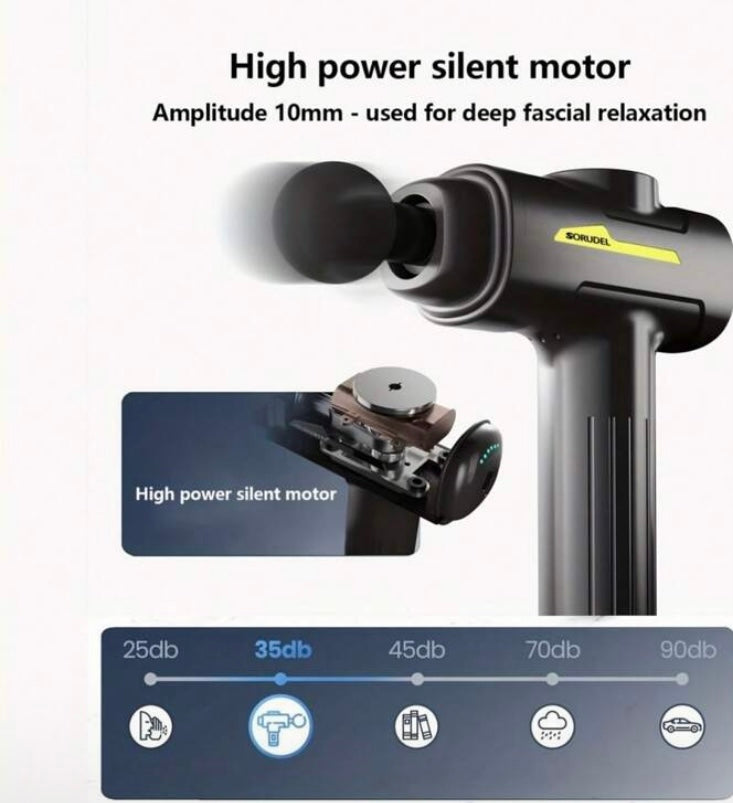Massage Gun Fitness Equipment Fascia Gun