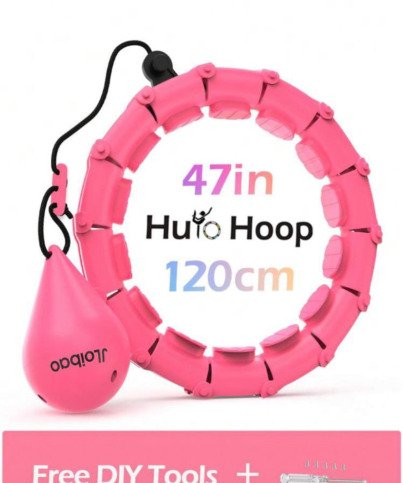 Weighted Hula Hoop – Adjustable Fit Hoop for Weight Loss