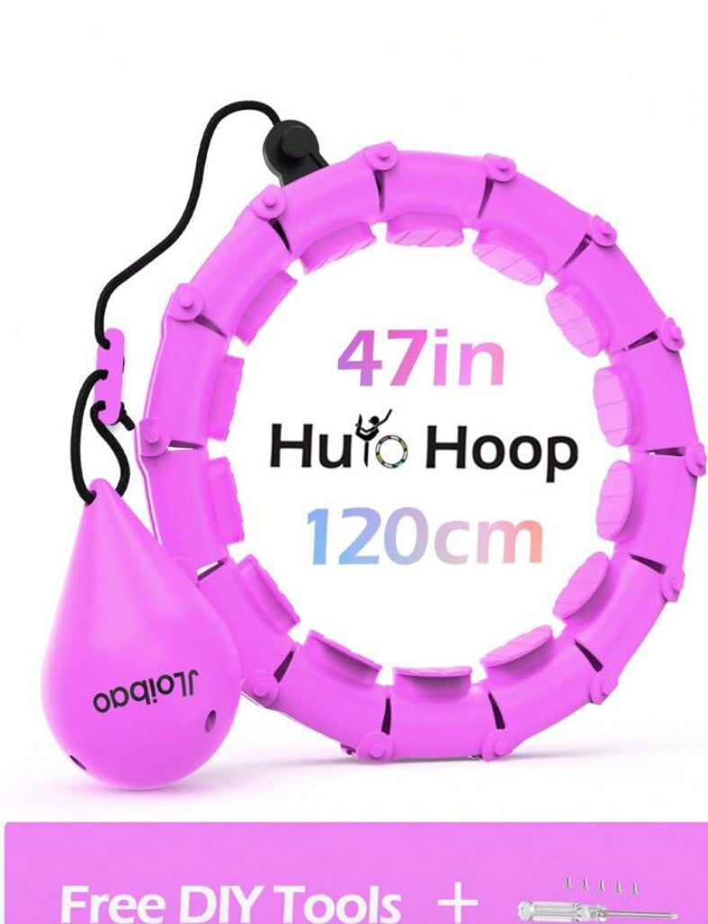 Weighted Hula Hoop – Adjustable Fit Hoop for Weight Loss