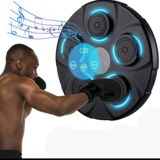 1pc Music Boxing Machine With Boxing Gloves, Fitness Equipment, Adult Interactive Fitness And Reflex Training Gear, Home Workout Boxing Wall Punching Bag
